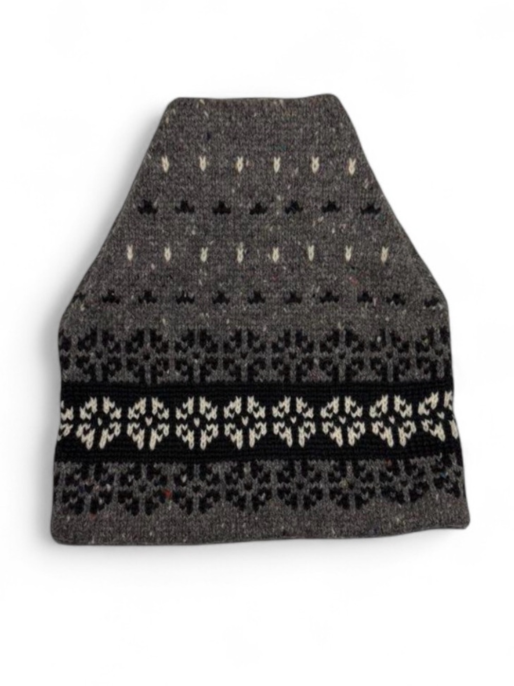 VTG NWT Eddie Bauer British Isles Collection Wool Beanie Ragg Fair Isle 90s USA